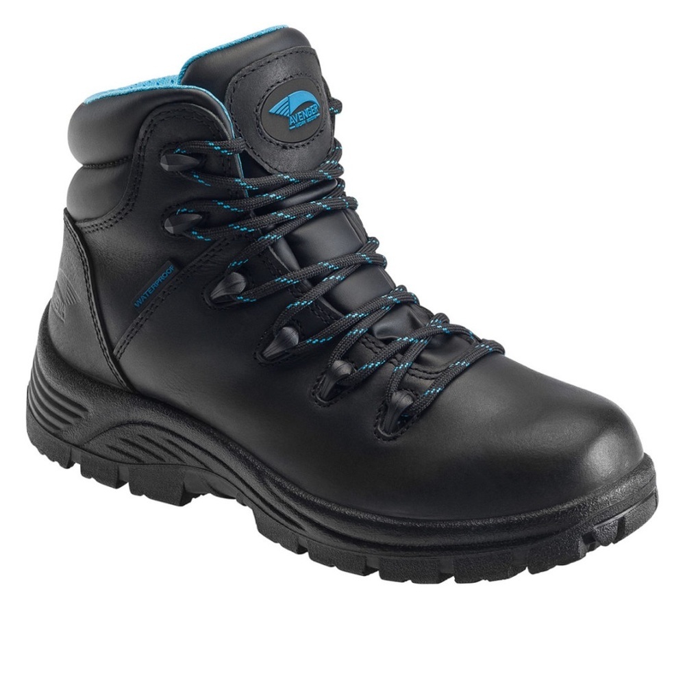 Avenger Black and Blue Women's Boots